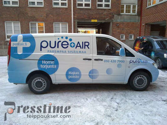 Auton yliteippaus Autoteippaus Presstime Finland Oy - 17.01.12