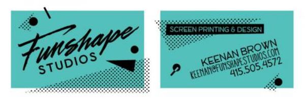 Funshape Studios Screen Printing - 04.12.17