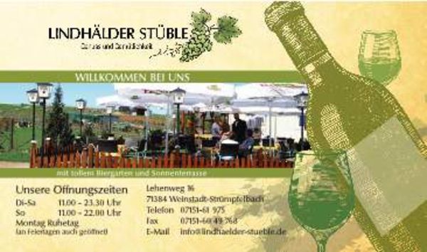 Restaurant Lindhälder Stüble - 09.11.17