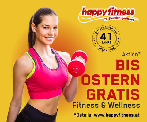Happy Fitness - 24 Stunden geöffnet - 08.03.24