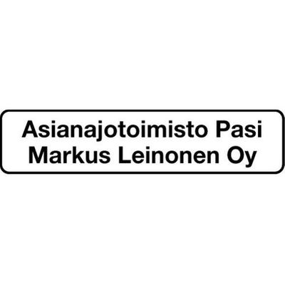Asianajotoimisto Pasi Markus Leinonen Oy - 03.08.19
